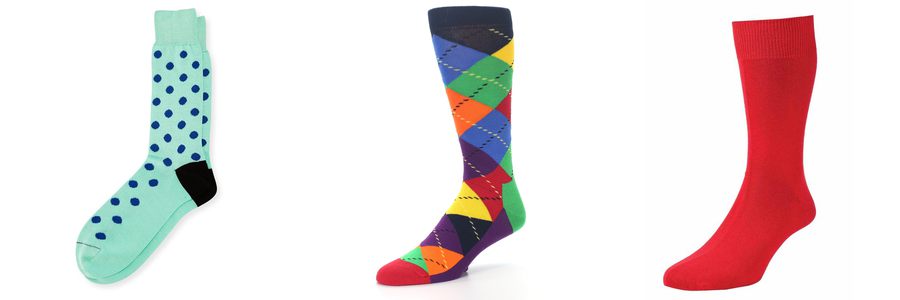 bright colored mens socks